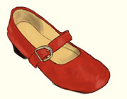 little_girl_shoe_gouache
