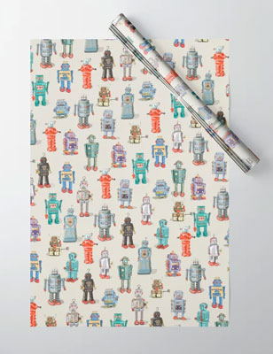 retro robot
wrapping paper
vintage toy robots
illustrations of robots
robot pattern
Valerie Hamill