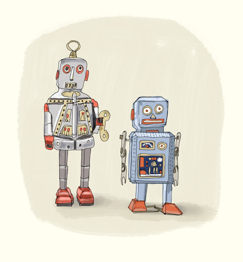 Valerie_Hamill_Illustrations_vintage_robots